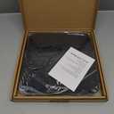 Digital Bathroom Scale for Body Weight: High-Precision 4-Sensor Accuracy, LED Display, 400lb/180kg Capacity, Safe Rounded Corners, Batteries Included (Black)