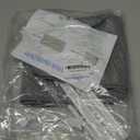 RYB HOME 100% Blackout Roman Shades for Windows, Linen Fabric Magnetic Cordless Roman Blinds for French Door/Bedroom Windows, Length Adjustable No Drill Easy to Install, Grey, W30xH64, 1 Panel