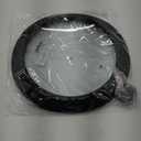 13-14-15 in Universal Pan Lid, Extra Large Silicone Pot Lid for Pots, Pans & Skillets, Replacement Frying Pan Lid with Heat Resistant Silicone Knob, Dishwasher Safe, Black