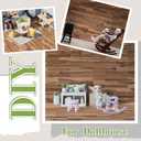 Flutesan 24 Pcs Miniature Dollhouse Wallpaper and Flooring Peel and Stick Mini DIY Self Adhesive Dollhouse Accessories 8.27 x 11.69 Inch (Classic Style)
