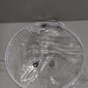 26.5" Ceramic Table Lamp Set of 2, 3 Way Dimmable Touch Control Table Lamp with 2 USB Charging Ports for Bedroom Living Room, Modern Nightstand Lamp End Table Lamps, Bulbs Included (White Shade & Silver Base)