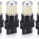 4PCS 3157 3156 LED Bulb Reverse Lights White 4157 3156 LED Light Bulbs Super Bright for Tail Lights Brake Lights Backup Lights Turn Signal Lights
