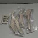 Beige Inner Door Panel Handle Pull Trim Cover 51417225875 51417225849 51417225850 Compatible with 5 Series 520 523 525 530 535 F10 F11 2010-2016