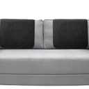 Frienda 2 Pieces Recliner Headrest Covers Sofa Headrest Protector Sherpa for Recliner Chair Couch Furniture Non Slip for Living Room(Black)