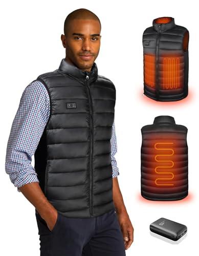 Loowoko Heated Vest for  women's SIZE MEDIUM with Battery Pack Included, Rechargeable Electric Heating Jacket Coat, Lightweight Warming Vests