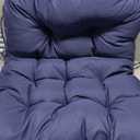 SUPVOX Egg Chair Padding Allweather Outdoor Lounge Chair Cushion Set Sturdy Hammock Seat for Swing (Dark Blue)