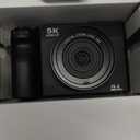 5K 75 MP Digital Camera for Photography with 18X Zoom, WiFi Autofocus Vlogging Camera with UHD Dual Lens, 64GB Card Point and Shoot Travel Cameras for Beginner and Teen 1 Charge for 2 Batteries, Gift (Normal)