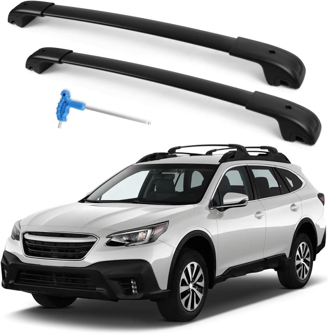 Roof Rack Cross Bars Compatible with Subaru Outback Wilderness 2022-2025, 300LBS Heavy Duty Adjustable Aluminum Cargo Bar for Rooftop Carrier, Cross Bars for Luggage, Kayak, Canoe, Bike, Snowboard