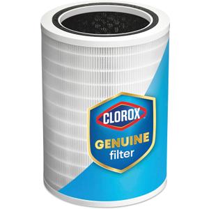 Clorox Large Room Air Purifier True HEPA Replacement Filter, 1,500 Sq. Ft. Capacity, Removes 99.97% of Allergens up to 0.1 Micron, Compatible with 11010 & 11011, 1 Count (12010)