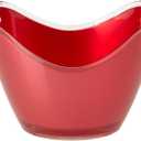 Prodyne Vino Gondola Wine Bucket, Red, 2 Bottle (10.5" x 8" x 7.75")