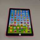 Kids Learning Pad/Tablet Interactive Toddler Toys with Words Numbers Alphabets Music Electronic Educational Toy for Preschool Boys & Girls 3-8 Years Old (Pink)