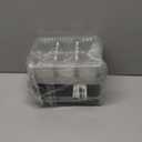 MIXC Seed Starter Kit with Grow Light, Elevated Seedling Tray Kit with Adjustable Humidity Dome and Clear Cell Tray, 12 Full Spectrum Led Beads for Seed Starting Greenhouse, 4 Pack, Black