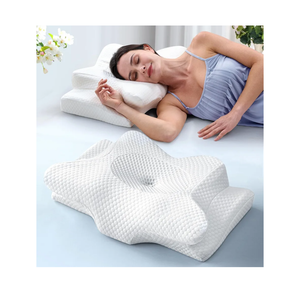 Emircey Clinical-Level Relief Cervical Neck Pillow for Sleeping, Orthopedic Contour Memory Foam Pillow for Side Sleepers, Cooling Reading Pillow for Neck Relief, Ergonomic for Back Stomach Sleepers