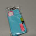 AICase for iPhone 15 Plus Case Built-in Stand with Glass Screen Protector,Heavy Duty Drop Protection Full Body Rugged Shockproof Military Protective Tough Durable Cover for iPhone 15 Plus 6.7"_3 (Water Blue/hot pink+Glass Protector)