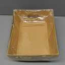 10 Pack Empty Gift Basket with Handle 9.84" X 8.39" Thick Cardboard Baskets For Gifts Empty Market Trays To Christmas Thanksgiving Fill Package Wrapping Wedding Birthday Easter Farmers Market