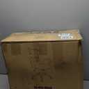 BestOffice | Ergonomic Office Chair | Mid-Back Swivel Desk Chair | Breathable Backrest & Lumbar Support | Adjustable Height | Sponge Seat | Rolling Wheels | Dark Black | for Adults & Women