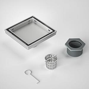 Bochni Shower Drain 6"*6" Brushed 304 Stainless Steel | Fast Drainage | Tile Inserted | Stainless Floor Drain Grate | Hair Strainer | Drain Key | The Upgrade for Your Bathroom Bochni Shower Drain 6"*6" Brushed 304 Stainless Steel | Fast Drainage | Tile Inserted | Stainless Floor Drain Grate | Hair Strainer | Drain Key | The Upgrade for Your Bathroom