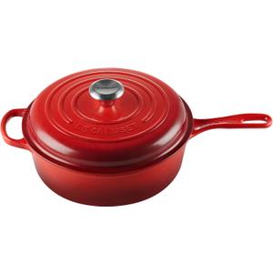Le Creuset Enameled Cast Iron Signature Cassadou, 3.75 qt., Cerise