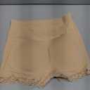 AOSBOEI Women Butt Lifter Panties Padded Shapewear Hip Enhancer Pads Shorts Seamless Underwear Tummy Control Boyshorts (Medium, Beige)