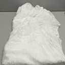 Scarlet Darkness Renaissance Dress Women Summer Sleeveless Corset Sundress with Pockets (Large, White)