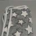 Reginary 4 Pcs Waterproof Guinea Pig Blankets Washable Small Animal Fleece Bedding Guinea Pig Cage Liners Reusable Training Pads Pet Pee Pad Sleep Mat for Hamster(Gray Star,24 x 16 Inch)