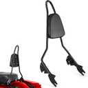 Benlari Passenger Backrest Sissy Bar, Quick Release Rear Detachable Sissy Bar Backrest Fit for Harley Davidson Road Glide Street Glide Electra Glide Road King 2009-2024, Black