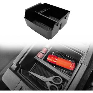 RESTBONE Center Console Organizer Tray Compatible with 2011 2012 2013 2014 2015 2016 2017 2018 Jeep Wrangler JK and JKU Accessories Armrest Storage Interior Box Tray