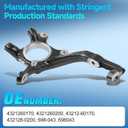 Steering Knuckle Front Left Compatible with Lexus GX460 GX470 / Toyota 4Runner FJ Cruiser # 4321260170, 4321260200, 43212-60170, 432126-0200, 698-043, 698043
