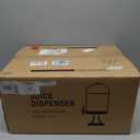 4.4 Gallon Drink Dispenser with Ice Core and Stand | Beverage dispenser with ice core, stand, and drip tray for cold drinks, juice, lemonade, iced tea, beer, and parties.
