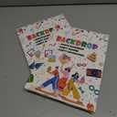 2 x MEHOFOND 7x5ft Baby Shower Backdrop - Valentines Baby Shower Decoration Banner - Our Little Sweetheart is On The Way - Sweethearts Candy Conversation Hearts Photography Background