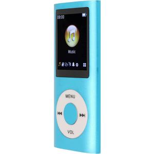 Digital Music Player mp4 Player Ultra Thin MP3 Player Compatible mp3 Player with Most Sound Formats Support Memory Card USB MP3 Player (Blue) MP3 & MP4 Players mp4 Player MP3 & MP4 Players