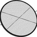 Onlyfire Round Fire Pit Grill Grate, Heavy-Duty Steel Cooking Grate with X-Marks Design, Portable Campfire Grill for Outdoor BBQ, Camping, Picnics - 36 Inch