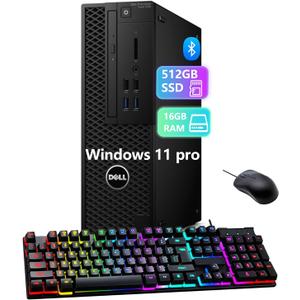 Dell Precision 3240 mini pc Core i7-10700 16GB RAM 512GB SSD| NVIDIA P1000, Keyboard Mouse, USB WiFi+BT, Windows 11 Pro 64 Multi-Language