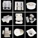 High-Density Polyethylene (HDPE) Plastic Sheet (1, White, 12" X 16"X 1/2")
