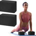 Gaiam Yoga Block - Supportive Latex-Free Eva Foam - Soft Non-Slip Surface with Beveled Edges for Yoga, Pilates, Meditation - Yoga Accessories for Stability, Balance, Deepen Stretches