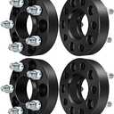 SCITOO 2 pcs 5LUG 1.25 inch Wheel Spacers 5x4.5 with 1/2" Studs 70.5CB Compatible with for B3000 1994-2008 for Ranger 1983-2012 for Mus-Tang 1964-2014 Wheel spacers
