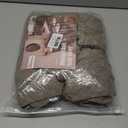 Genina Waterproof Seat Covers for Chairs,Set of 6 Dining Room Chair Seat Covers for Kitchen,Stretch Jacquard Removable Washable Dining Chair Slipcovers Protectors,No Rear Covers, Taupe