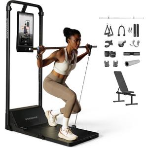 Speediance Smart Home Gym, Multi-Functional Gym Machine for Full Body Strength Training, All-in-one Gym Equipment, Digital Weight System, Workout Station, Squat Rack, Gym Monster 2