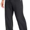 Pudolla Men's Tall Sweatpants Long Inseam Cotton Yoga Pants Athletic Lounge Casual Pants for Men with Pockets,  34" Inseam, X-Large, Black
