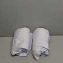 Cocktail Table Covers - 2 Pack 24"x 43" White Cocktail Table Tablecloth with Natural Wavy Round Skirt for Bar Wedding Party Banquet