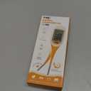 FDK 8-Second Dog & Cat Thermometer, Fast Digital Pet Rectal Thermometer with Large Backlight Screen, Fever Alarm Flexible Comfortable Soft Tip, Waterproof Veterinary Supply for Animals C/F