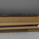 Room Darkening Curtain Rod, Wrap Around Design, Extra-Thick 1-Inch Diameter Single Drapery Rod, Extendable Metal Rod Set for the Blackout Curtains and Sheer (Coffee Gold, 48-84")