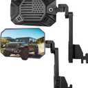 JOYTUTUS Mirrors Doors Off Compatible with Wrangler JK JL Gladiator JT, Door Hinge Mirror Anti-shake Wide Vision Easier Install, Doorless Side Quick Release Mirror