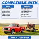 Class 3 Trailer Hitch Fits 73-97 Ford F-Series & 68-93 Dodge D-Series
