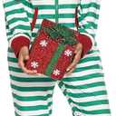 Veseacky Family Christmas Pajamas Matching Sets Adult Onesie Zipper Hooded Footed One-Piece Pjs Jumpsuits (XXL)
