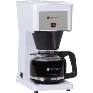 BUNN GRW Velocity Brew 10-Cup Home Coffee Brewer, White
