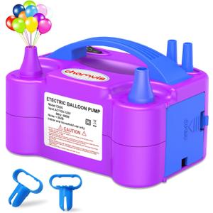 Chamvis Balloon Pump Electric, 110V 600W Balloon Pump Inflate, Air Pump for Balloons: Balloon Blower Machine for Fast and Easy Filling Balloons