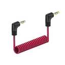 3.5mm TRS to TRS Patch Cable Cord Wire for Canon, Nikon & Other Cameras with 3.5mm Mic Jack, Compatible with Rode VideoMicro, Wireless GO II, Movo, GoPro Pro with Mic Adapter & Other External Mics