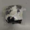 Black and White Cow Print Fuzzy Steering Wheel Cover for Women, Universal Auto Steering Wheel 14-15 Inch Soft Warm Car Interior Accessories with 2PCS Car Coasters, Suitable for Men and Women (One Size)