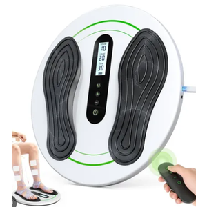 Uoboo Transcutaneous Electrical Nerve Stimulator, EMS Foot Massager for Neuropathy, EMS Foot Stimulator with 10 Modes 20 Intensities, Electric Foot Massager with 4 TENS Unit Muscle Stimulator Pads